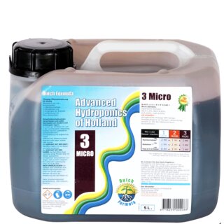 Advanced Hydroponics Dutch Formular (3) Micro, 5 l