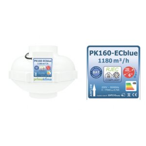 Prima Klima PK160-ECblue Radialventilator 1180 m³/h,...