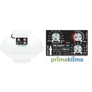 Prima Klima PK160-EC-TC Radialventilator 1180 m³/h,...