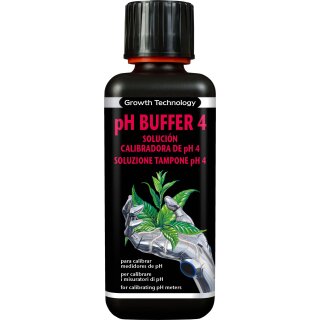 Growth Technology pH Buffer Lösung 4.0, 300 ml