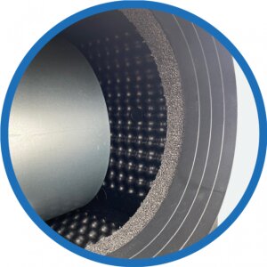 AIR Box FOAM 550 m³/h, Zuluft: 1x 160, Abluft: 1x 160