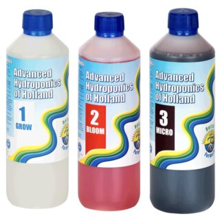 Advanced Hydroponics Dutch Formular, Grow, Bloom, Micro je 1 l