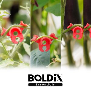 LST Clips 90° Clips, Rot/Weiß, 42 Stück