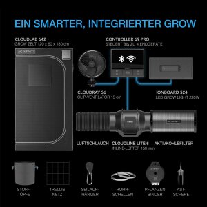 AC Infinity Advance Grow Zelt-System 60x60x180
