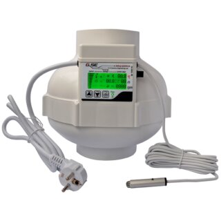 GSE EC-Ventilator 125mm LCD-Display 800m³/h
