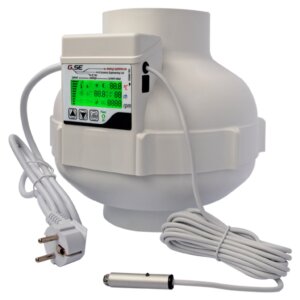 GSE EC-Ventilator 125mm LCD-Display 800m³/h