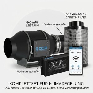 OCR Lüftungsset EC 600 m³/h , AKF, Controller