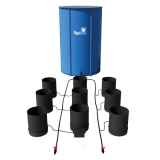 Autopot 9Pot FlexiPot System, FlexiTank 100 l, 9 x FlexiPot 20 l