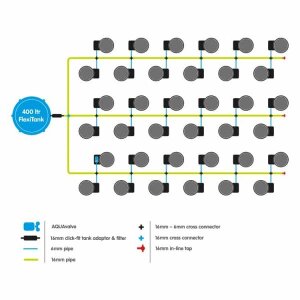 Autopot 36Pot FlexiPot System, 400L FlexiTank, 36x FlexiPot 20L